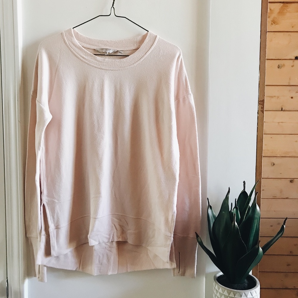ATHLETA Blush Coaster Luxe Sweatshirt